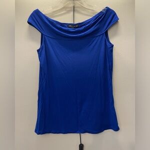 Cable and Gauge Scoop Neck Top